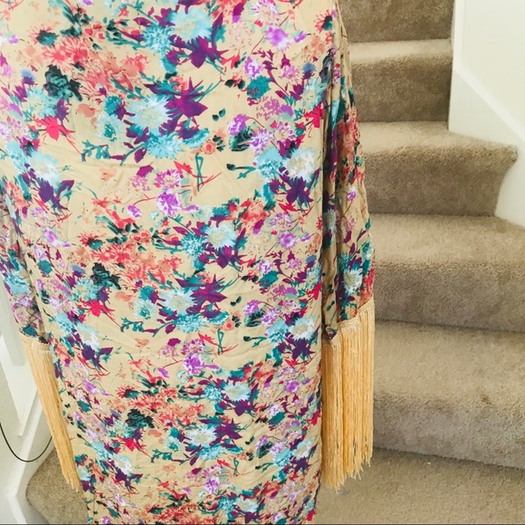 ASOS kimono floral size US 4 XS small NWT - Picture 6 of 8